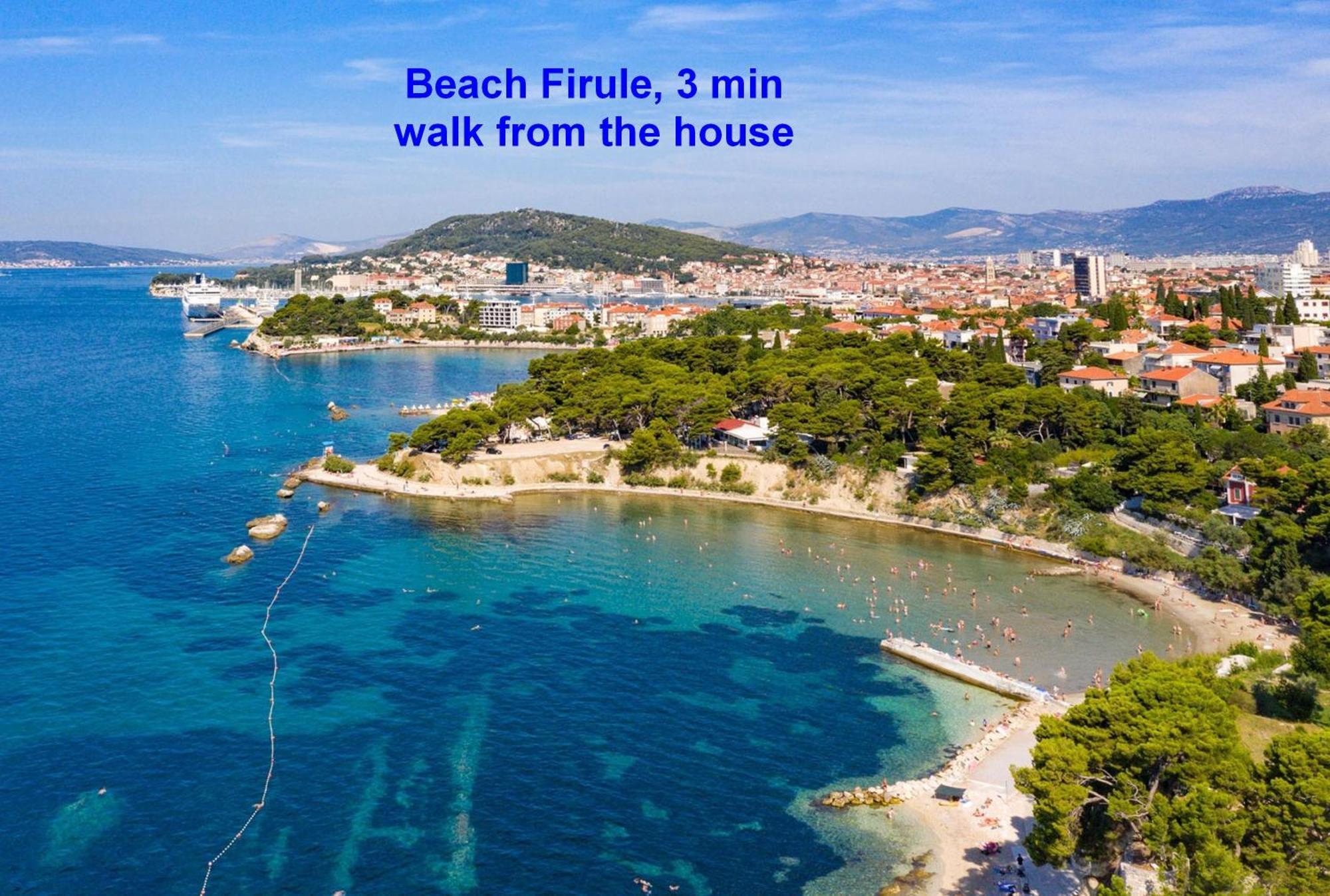 Villa Violeta With The Sea View, 3 Min Walk To The Beach Split Buitenkant foto